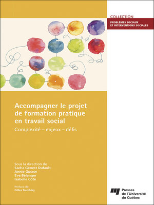 cover image of Accompagner le projet de formation pratique en travail social